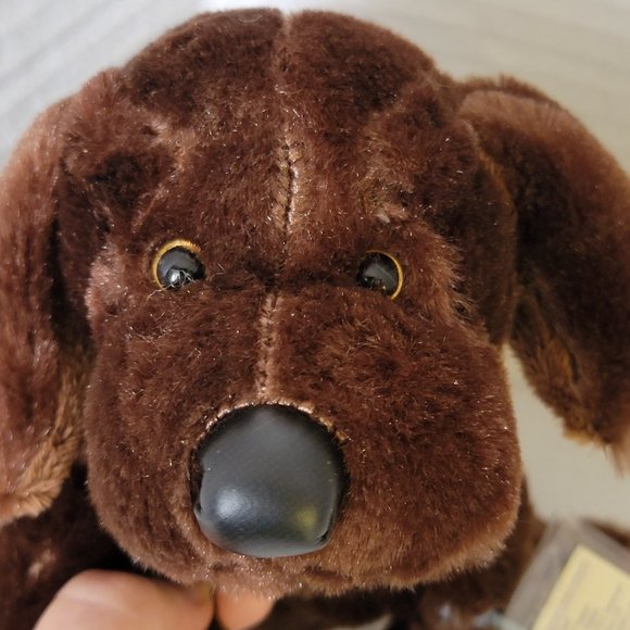 GANZ Toys New Ganz kinz Dark Brown Chocolate Lab Labrador Dog